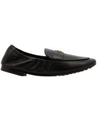 Tory Burch - Logo Plaque Slip-On Ballet Loafers - Lyst