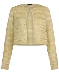 Liu Jo - Openwork Button Cardigan - Lyst