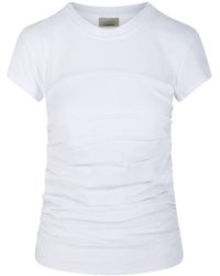 Isabel Marant - Isabel Marant Maelie Ruched Detailed T-Shirt - Lyst
