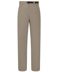 Dior - Homme Logo Patch Belted-Waist Trousers - Lyst