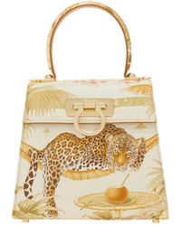 Ferragamo - Iconic Top Handle (S) - Lyst