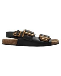 AllSaints - Staffa Buckled Flat Sandals - Lyst