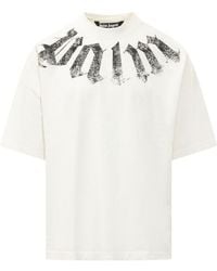 Palm Angels - Big Neck Logo T-Shirt - Lyst