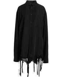 Balenciaga - Long-Sleeve Solid Color Shirt - Lyst