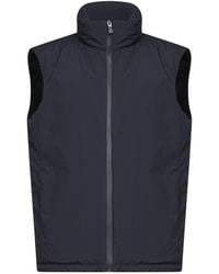Herno - High Neck Zip-Up Gilet - Lyst