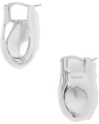 KHAITE - Tone Drop Earrings - Lyst