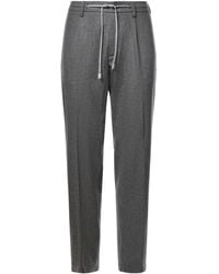 Eleventy - Straight-Leg Drawstring Trousers - Lyst