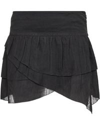 Isabel Marant - Isabel Marant Étoile Wide Waistband Asymmetric Mini Skirt - Lyst
