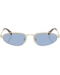 Miu Miu - Eyewear Irregular-Frame Sunglasses - Lyst