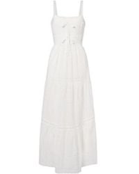Ulla Johnson - Constance Broderie Anglaise Midi Dress - Lyst