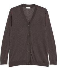 Herno - Button-Front Long-Sleeve Knit Top - Lyst