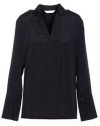 Max Mara - Dover V-Neck Long-Sleeved Top - Lyst