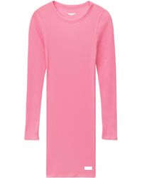 Alexander Wang - Long-Sleeve Loungewear Minidress - Lyst