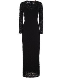Max Mara - Studio Sarta Lace Crewneck Dress - Lyst