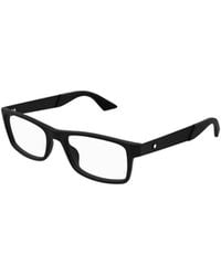 Montblanc - Eyewear Rectangle Frame Glasses - Lyst