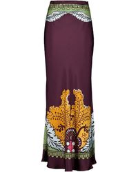 La DoubleJ - Place-Print Maxi Skirt - Lyst