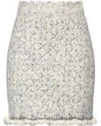Dolce & Gabbana - Colored Thick Knit Midi Skirt - Lyst