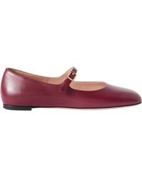 Bally - Belkys Leather Mary Jane Ballet Flats - Lyst