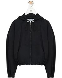 Loewe - Zip-Up Hooded Jacket - Lyst