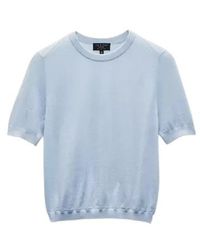 Rag & Bone - Short Sleeve Knitted T-Shirt - Lyst