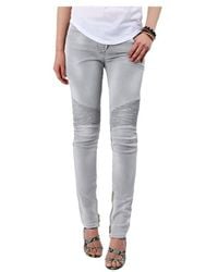 Balmain - Jeans With Belt Loops - Lyst