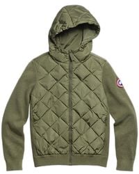 Canada Goose - Hybridge Quilted Knit Hooded Down Jacket - Lyst