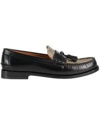 Gucci - Tassel-Detail Gg Canvas Loafers - Lyst