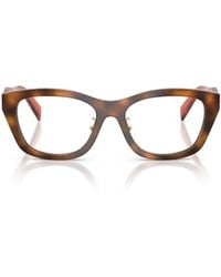 Prada - Eyewear Rectangle Frame Glasses - Lyst