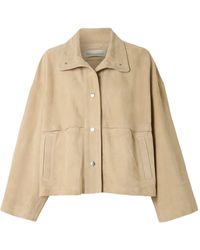 Nour Hammour - Park Suede Jacket - Lyst