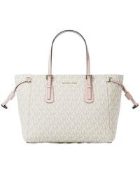 Michael Kors - Voyager Extra-Small Signature Logo Convertible Crossbody Bag - Lyst