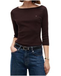 Tommy Hilfiger - Cody Slim Boat Neck Long-Sleeve T-Shirt - Lyst