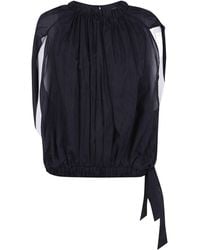 Semicouture - Pleated Blouse - Lyst