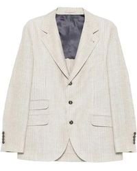 Brunello Cucinelli - Stripe-Pattern Blazer - Lyst