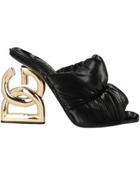 Dolce & Gabbana - Solid Color Sandals - Lyst