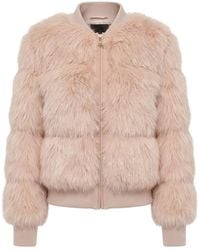 Patrizia Pepe - Faux-Fur Bomber Jacket - Lyst