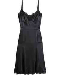 Dolce & Gabbana - Solid Color Lace Cami Dress - Lyst