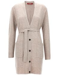 Max Mara - Long-Sleeved Knitted Cardigan - Lyst