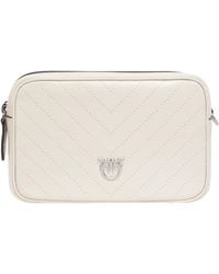 Pinko - Love Birds Zipped Shoulder Bag - Lyst