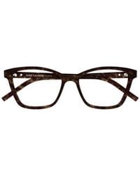Saint Laurent - Eyewear Square Frame Glasses - Lyst