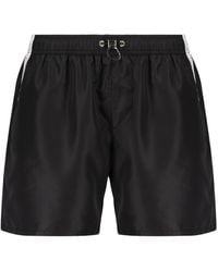 Iceberg - Logo-Trim Swim Shorts - Lyst