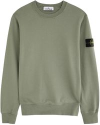 Stone Island - Round-Neck Long-Sleeve Sweatshirt - Lyst