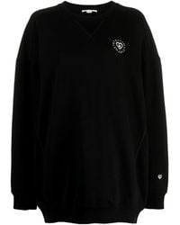 Stella McCartney - Logo-Patch Cotton Sweatshirt - Lyst
