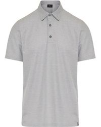 Brioni - Buttoned Polo Shirt - Lyst