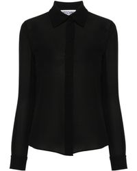 Moschino - Long-Sleeved Silk Shirt - Lyst