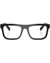 Prada - Eyewear Rectangle Frame Glasses - Lyst
