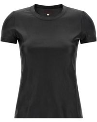 Stouls - Leather T-Shirt - Lyst