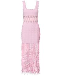 Jonathan Simkhai - Brionne Fringed Knitted Midi Dress - Lyst