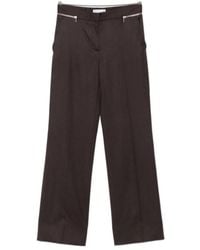 Stella McCartney - Zip-Detail Tailored Trousers - Lyst