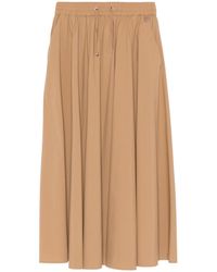 Herno - Drawstring Pleat Detailed Skirt - Lyst