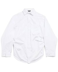 Balenciaga - Collared Long-Sleeve Shirt - Lyst
